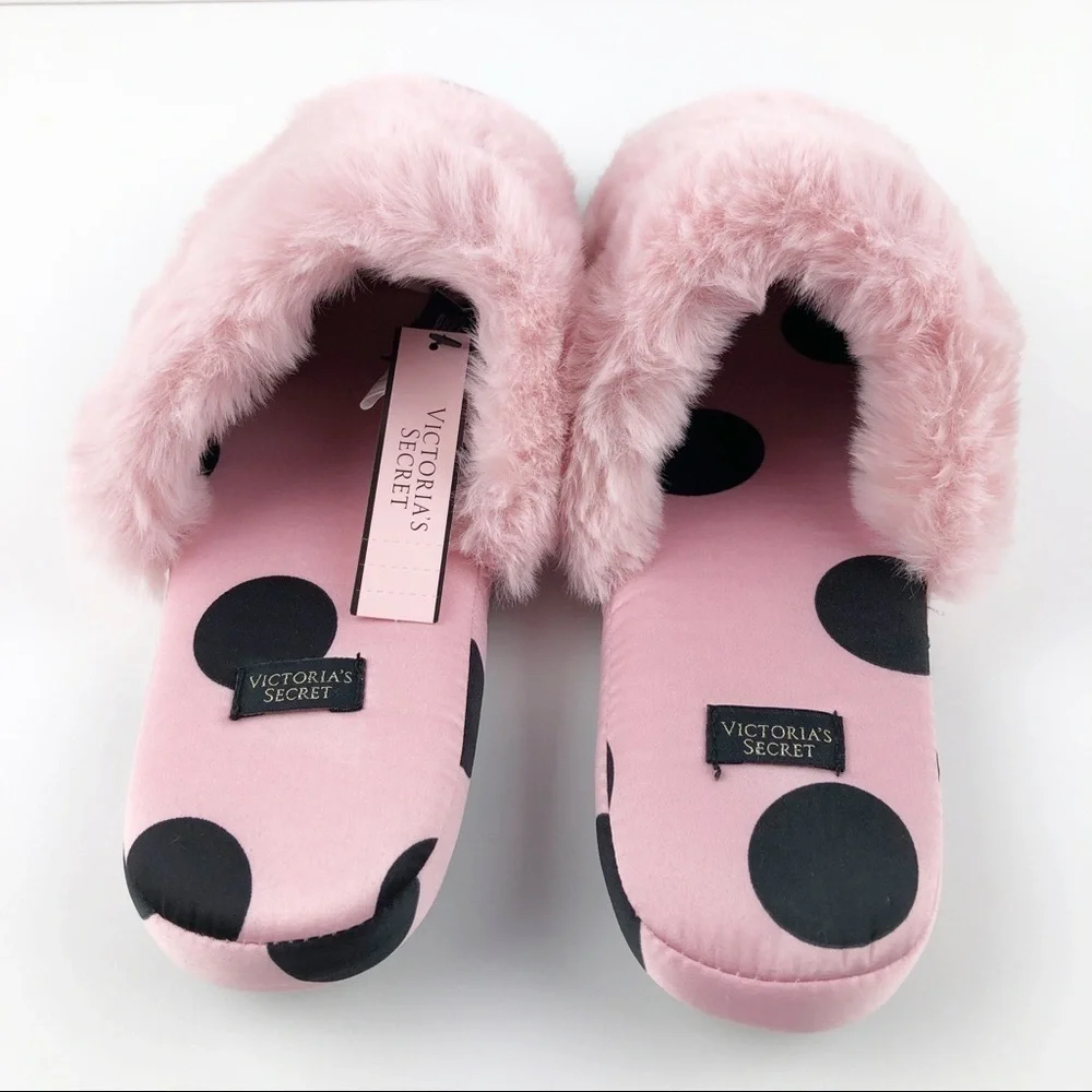 VICTORIA'S SECRET Polka dots Satin Slippers - Picture 7 of 8